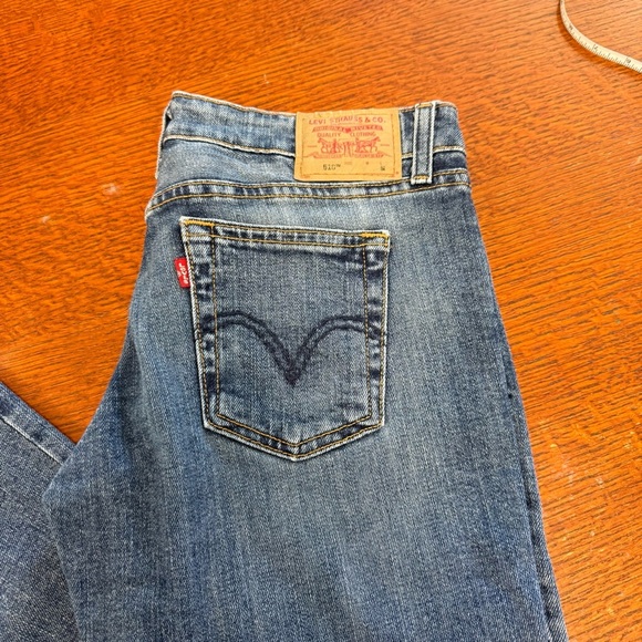 Levi’s 518 super low stretch bootcut dark wash jeans size 7M jr - Picture 7 of 8